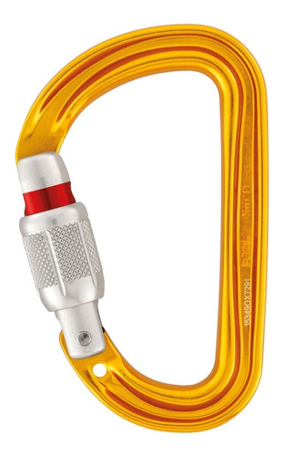 Mosqueton Petzl Sm'd Rosca Montaña Escalada Rapel Rescate 