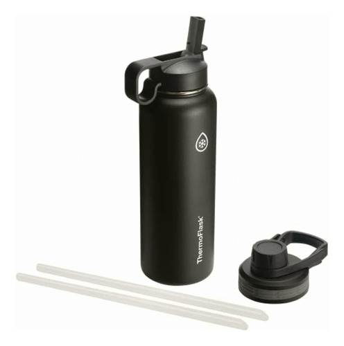 Thermoflask 50060 Botella Aislada Con Tapa Para Chug Y Color Negro (black)