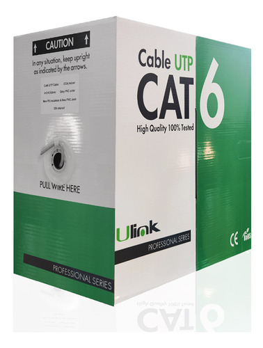 Caja Cable De Red Utp 100 Metros Cat 6 Unifilar