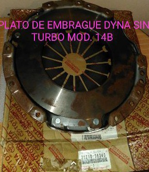 Plato De Presión Embrague Toyota Dyna 14b Sin Turbo Año 95 A