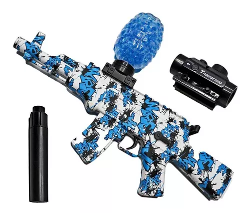 Rifle Bolinha Gel Arma Brinquedo Automática AK-47 51cm Orbeez