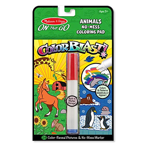 Melissa & Doug On The Go Colorblast Animals Invisible Ink Co