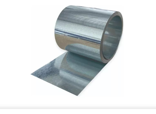 Chapa Galvanizada N°25 20m Flejada A 0.22m Ancho X 0.5mm Esp Gris