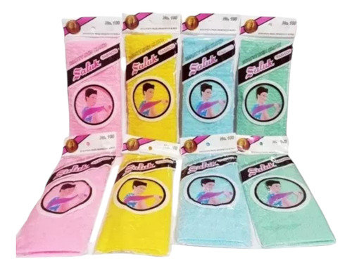 Estropajo Elástico Para Baño Varios Colores Lisa