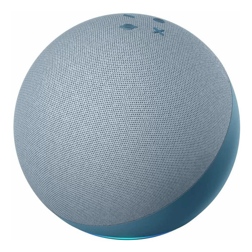 Imagen 3 de 5 de Amazon Echo Dot 4th Gen con asistente virtual Alexa twilight blue 110V/240V