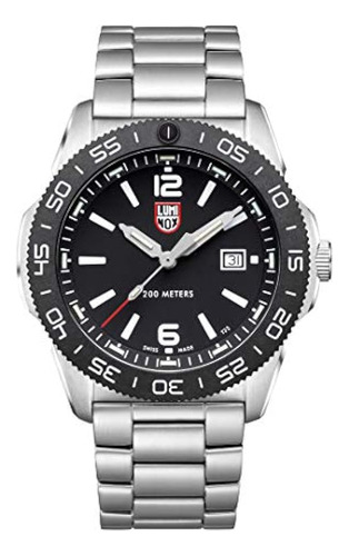 Luminox Hombres Navy Seal Pacific Diver 3120 Serie Plata Ace