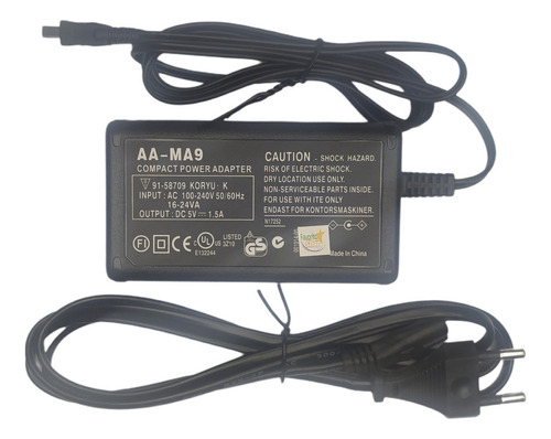 Carregador Aa-ma9 Para Filmadoras Samsung Hmx-h200 Series 