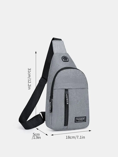 Mochila De Pecho, Bandolera, Cómoda Y Liviana.