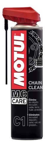 Spray Limpeza Motul C1 Corrente Motos Veloterra 400ml