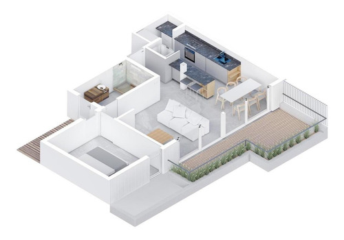 Imagen 13 de 20 de Departamento Dos Ambientes A La Venta En Lujan