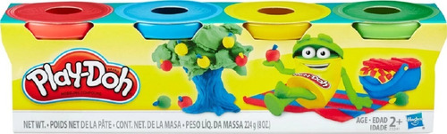 Play Doh Pack 4 Unidades 