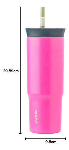 Owala Vaso Térmico Acero Inoxidable Antiderrame Popote 710ml