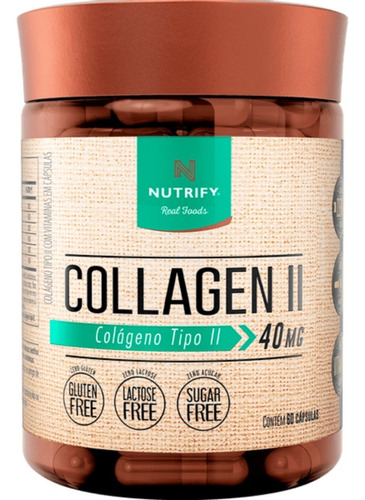 Colágeno Tipo 2 - Uc 2 - 60 Cápsulas - Nutrify
