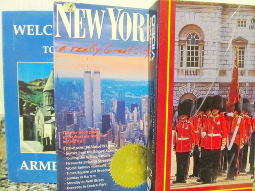 Guia Turistica Vhs New York, Armenia Y Mundo En Video