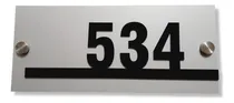 Comprar Placa Numeros De Casa 13x30cm Hasta 5 Numeros. Modelo A1