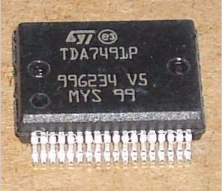 Tda7491p Tda7491 Ic Ci Amplificador Audio Clase-d 2 X 10w