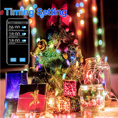 Guirnalda De Luces Navideñas I Led Lights Dream Color Con R