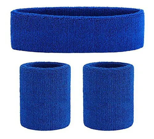 Set De Cintas Deportivas Absorbentes De Sudor - Terry Cloth