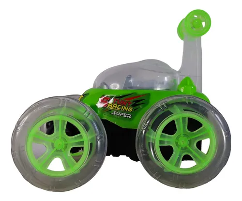 Carro Loco Control Remoto Luces Led Doble Tracción Stunt Car