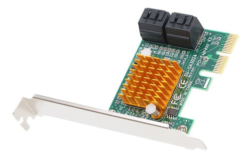 Pci-e X2 Para 4 Portas Sata3 6gbps Cart?o Express Placa Ssd