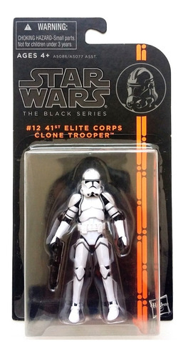 41st Elite Corps Clone Trooper Ep Iii Black Series 3 3/4 #12