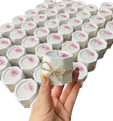 Recuerdo Para Bautizo 30pz Velas Aromaticas