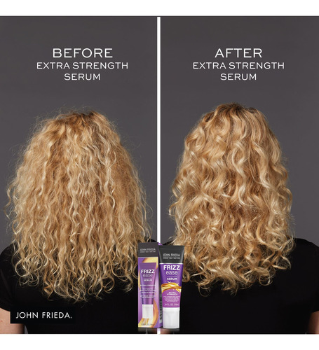Suero Capilar Anti Frizz John Frieda, Viaje, 0.34 Oz/pack De