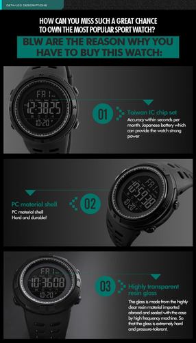 Reloj Skmei 1251 Rojo Digital Deportivo Y Regalo
