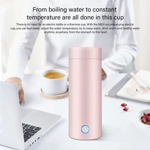 Chaleira Elétrica Portátil Thermos Coffee Bottle Ebulidor