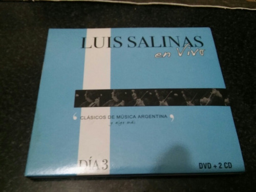 Cd Luis Salinas. En Vivo! Día 3. 2 Cds Y 1 Dvd. Cómo Nuevo!