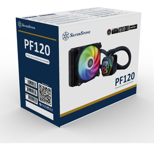 Imagen 8 de 10 de Cpu Watercooling Silverstone Pf120 Argb V2 120mm Intel Amd