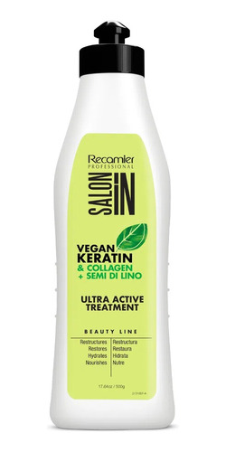 Keratin Ultra Active Semillas De Lino - g a $60