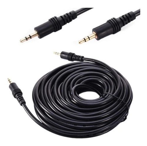 Cable De Audio 5 Metros Estéreo Auxiliar Plug Jack 3.5 Mm.