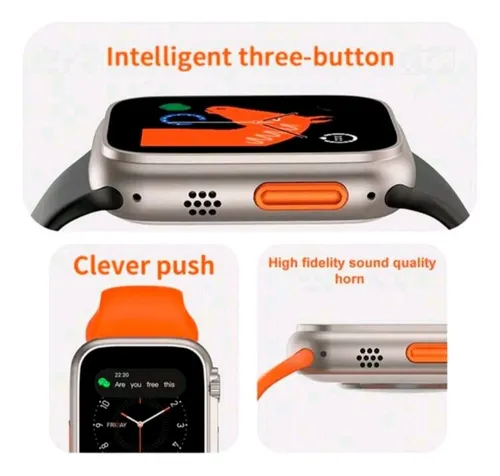 Smartwatch t500 tamaño hotsell