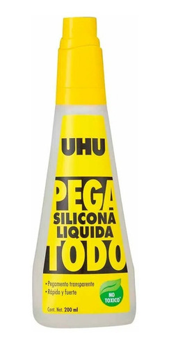 Pegamento Uhu Silicona Liquida X 200 Ml