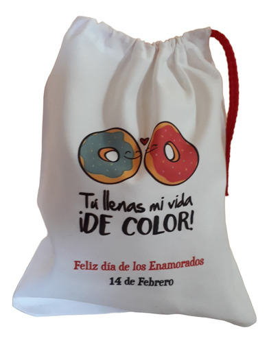 Día De Los Enamorados Bolsita 20cmx25cm Surtidas 20u