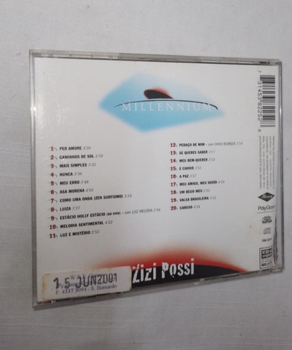 Cd Millennium - Zizi Possi ( 20595 ) (Usado)