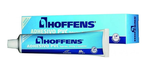 Imagen 1 de 2 de Adhesivo Pvc Secado Rápido Pomo 60cc Hoffens