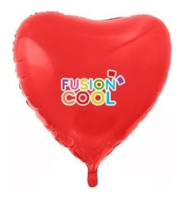 Globo Metalico Corazon Rojo 78 Cm (aire O Helio)