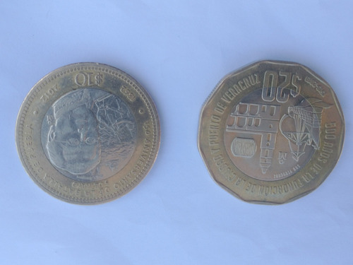 Se Venden Moneda De 20 Pesos Y 10 Pesos 