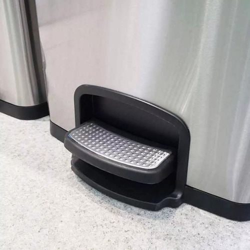 Cubo De Basura De Acero Inoxidable 30 Litros Hogar Oficina