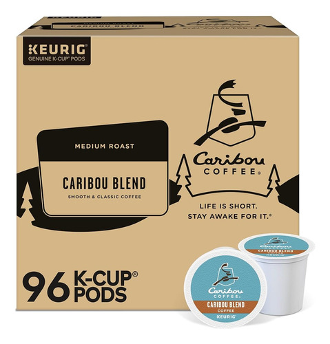 Caribou Coffee Caribou Blend Keurig Cápsula K-cup De Una Sol