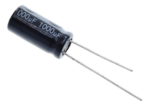 Capacitor Electrolítico De Aluminio 1000uf 16v X5 Uds