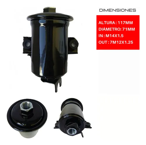 comprar Filtro Gasolina Toyota Corolla 4l 1.8 Lts 16 Valve 1993 2002