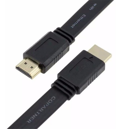 Cable Hdmi 15 Mts Plano Negro Televisor Ps4 Xbox 3d 1.4v