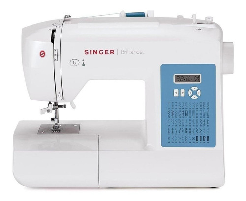 Máquina de coser Singer Brilliance 6160 portable blanca 220V