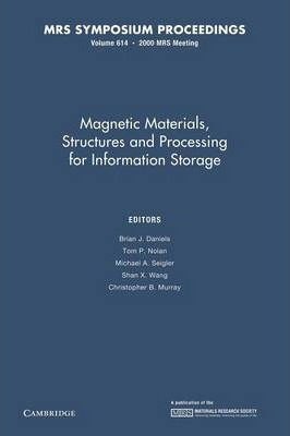 Libro Mrs Proceedings Magnetic Materials, Structures And ...