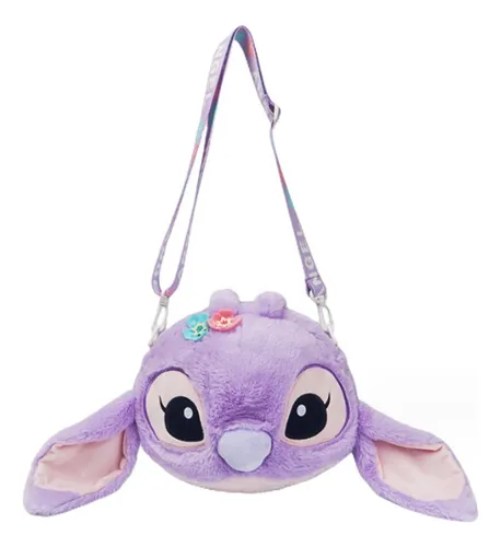 Disney-Bolso de peluche de Lilo & Stitch para niños, bolsa de