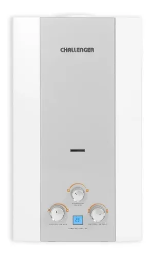 Calentador Agua Challenger Gas 10lt Tiro Natural Whg 7102