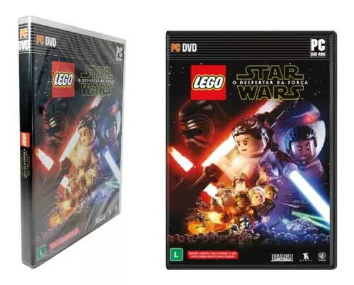 Jogo Star Wars Lego Computador Ação Dvd Pc Game Mídia Física